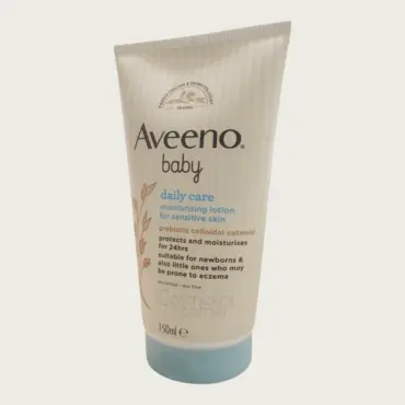 Aveeno Baby Daily Care Moisturising Lotion 150ml – Gentle Oat Formula for Soft & Healthy Baby Skin