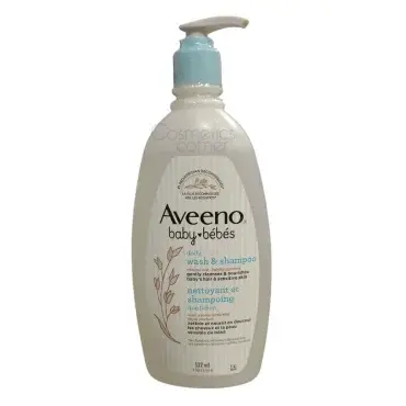Aveeno Baby Daily Moisture Wash & Shampoo 532ml