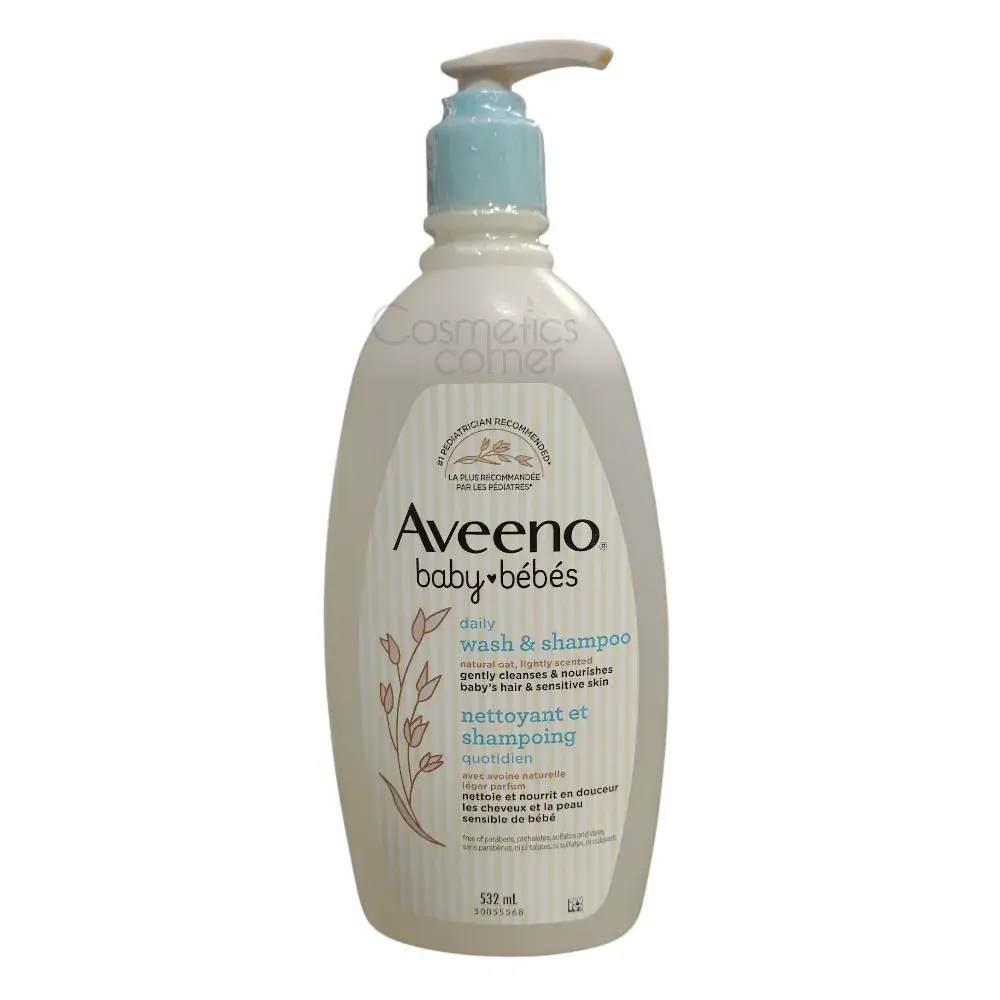 Aveeno Baby Wash & Shampoo 532ml Aveeno Baby Daily Moisture Wash & Shampoo 532ml