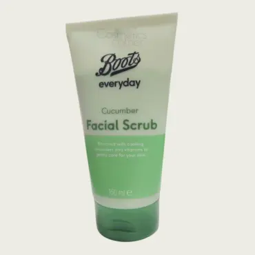 Boots Cucumber Facial Scrub 150ml – Deep Cleansing & Gentle Exfoliation