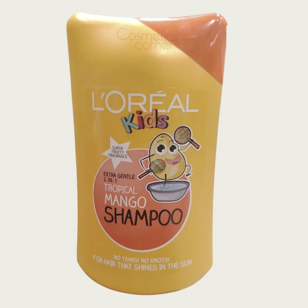 Loreal Kids Extra Gentle 2 in 1 Tropical Mango Shampoo 250ml Loreal Kids Extra Gentle 2 in 1 Tropical Mango Shampoo 250ml