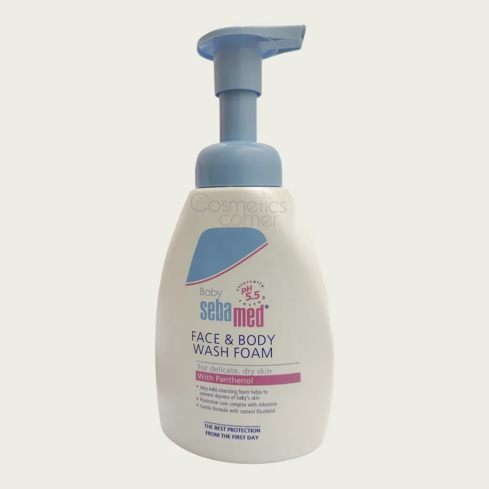 Sebamed Baby Face & Body Wash Foam 400ml – Gentle Soap-Free Cleanser for Soft & Healthy Baby Skin Sebamed Baby Face & Body Wash Foam 400ml – Gentle Soap-Free Cleanser for Soft & Healthy Baby Skin
