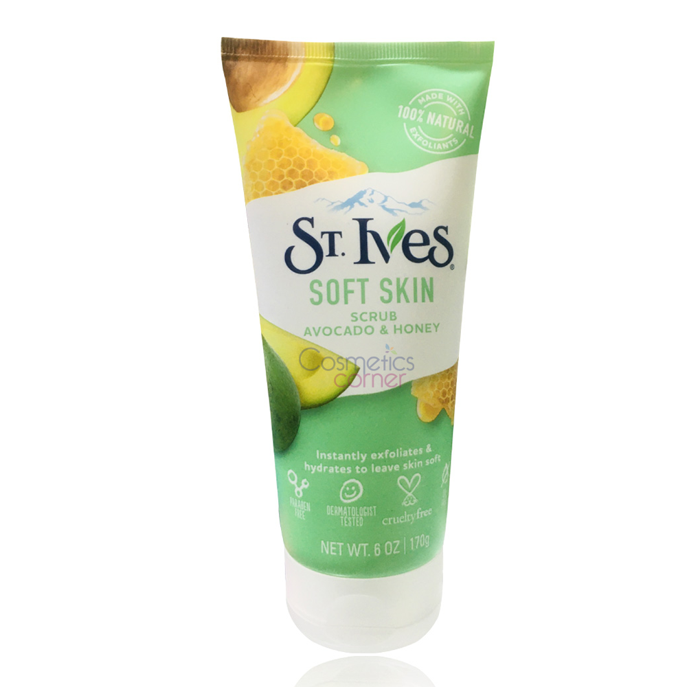 St. Ives Soft Skin Avocado & Honey Scrub 170g
