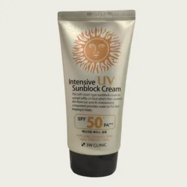 3W Clinic Intensive UV Sunblock Cream SPF 50+PA+++ 70ml