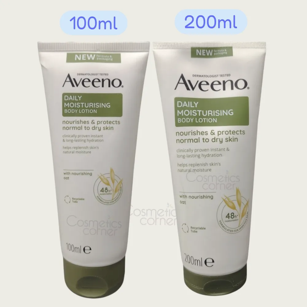 Aveeno Daily moisturising Body Lotion Normal to Dry Skin 100ml, 200ml Aveeno Daily moisturising Body Lotion Normal to Dry Skin 100ml, 200ml
