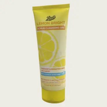 Boots Lemon Bright Scrub Cleansing Gel 100ml