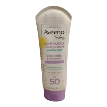 Aveeno Baby Continuous Protection Zinc Oxide Sunscreen SPF50 88ml