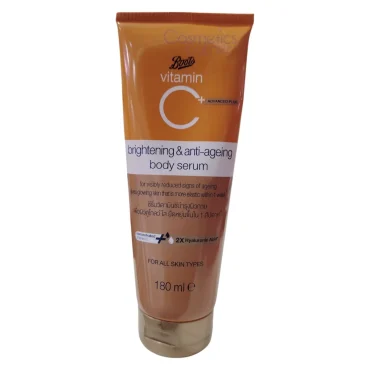 Boots Vitamin C Brightening & Anti-Ageing Body Serum 180ml