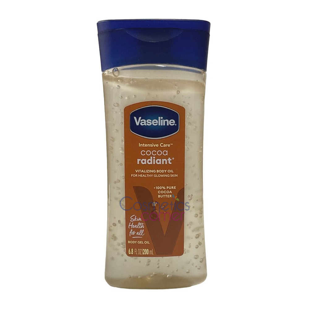 Vaseline Intensive Care Cocoa Radiant Body Gel Oil Scented - 6.8