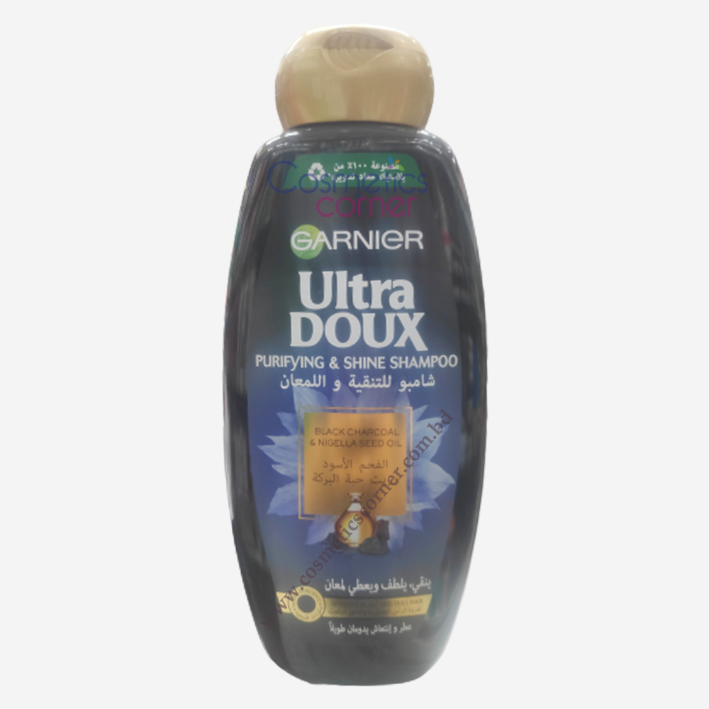Garnier Ultra Doux Purifying & Shine Shampoo 400ml