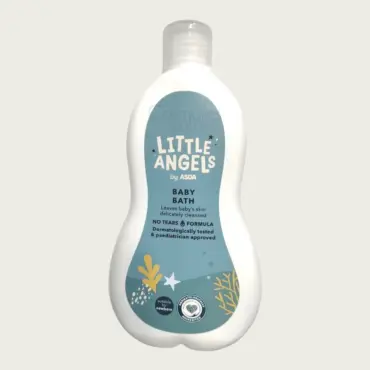 Asda Little Angels Baby Bath 500ml – Gentle Cleansing Bath Wash for Soft & Healthy Baby Skin