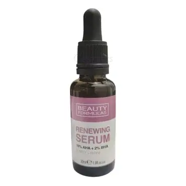 Beauty Formulas 10% AHA + 2% BHA Renewing Face Serum 30ml