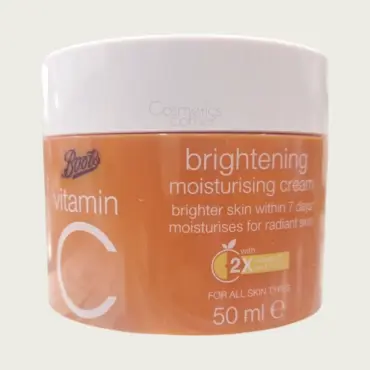 Boots Vitamin C Brightening Moisturising Cream For All Skin Types 50ml