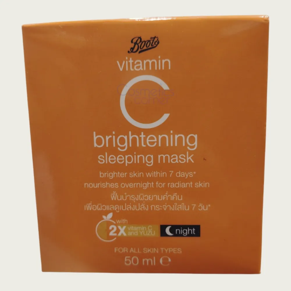 Boots Vitamin C Brightening Sleeping Mask 50ml Boots Vitamin C Brightening Sleeping Mask 50ml