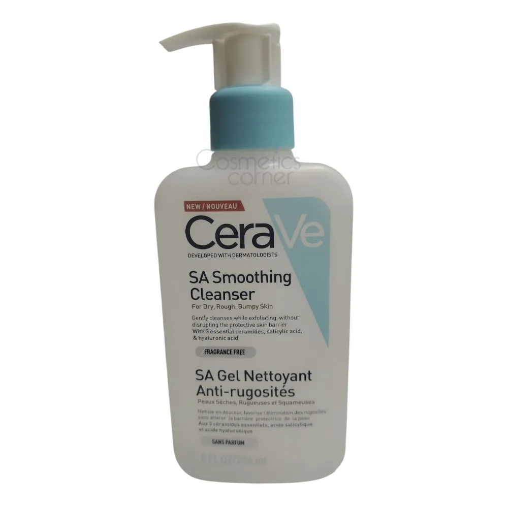 CeraVe SA Smoothing Cleanser For Dry Rough Bumpy Skin 236ml CeraVe SA Smoothing Cleanser For Dry, Rough,Bumpy Skin 236ml