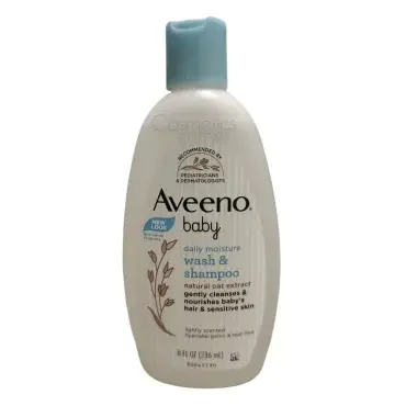 Aveeno Baby Daily Moisture Wash & Shampoo 236ml