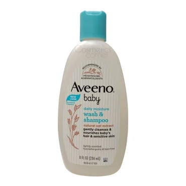 Aveeno Baby Daily Moisture Wash & Shampoo 236ml