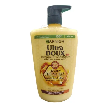 Garnier Ultra Doux Honey Treasures Repairing Shampoo For Fragile & Damaged Hair 1000ml