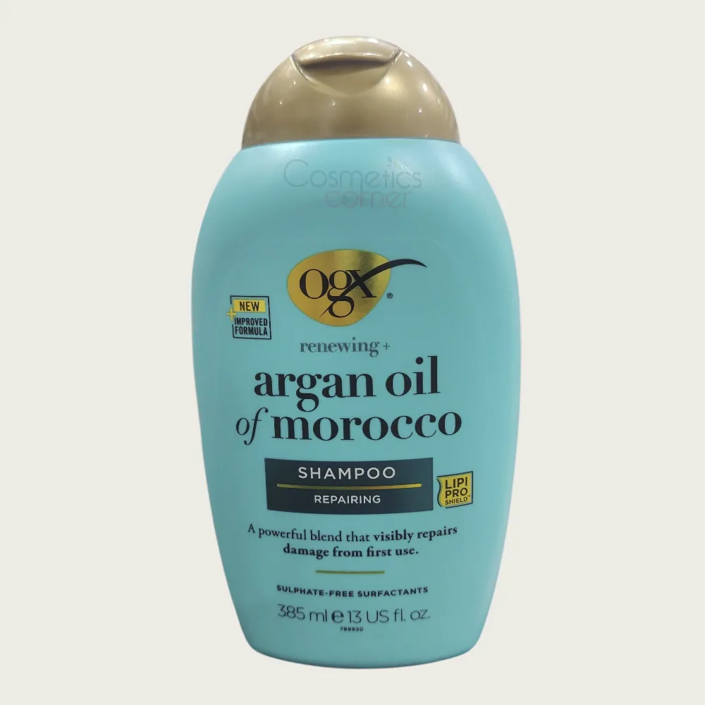 OGX Argan Oil of Morocco Shampoo 385ml – Renewing Formula for Smooth, Shiny & Strong Hair OGX Argan Oil of Morocco Shampoo 385ml – Renewing Formula for Smooth, Shiny & Strong Hair
