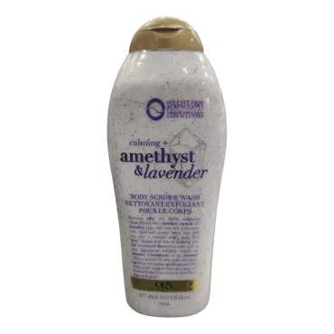Ogx Calming+ Amethyst & Lavender Body Scrub & Wash 577ml