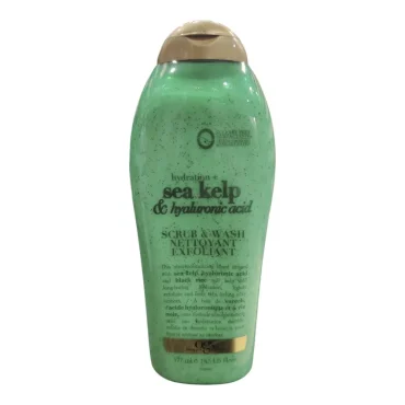 Ogx Hydration+ Sea Kelp & Hyaluronic Acid Scrub & Wash 577ml