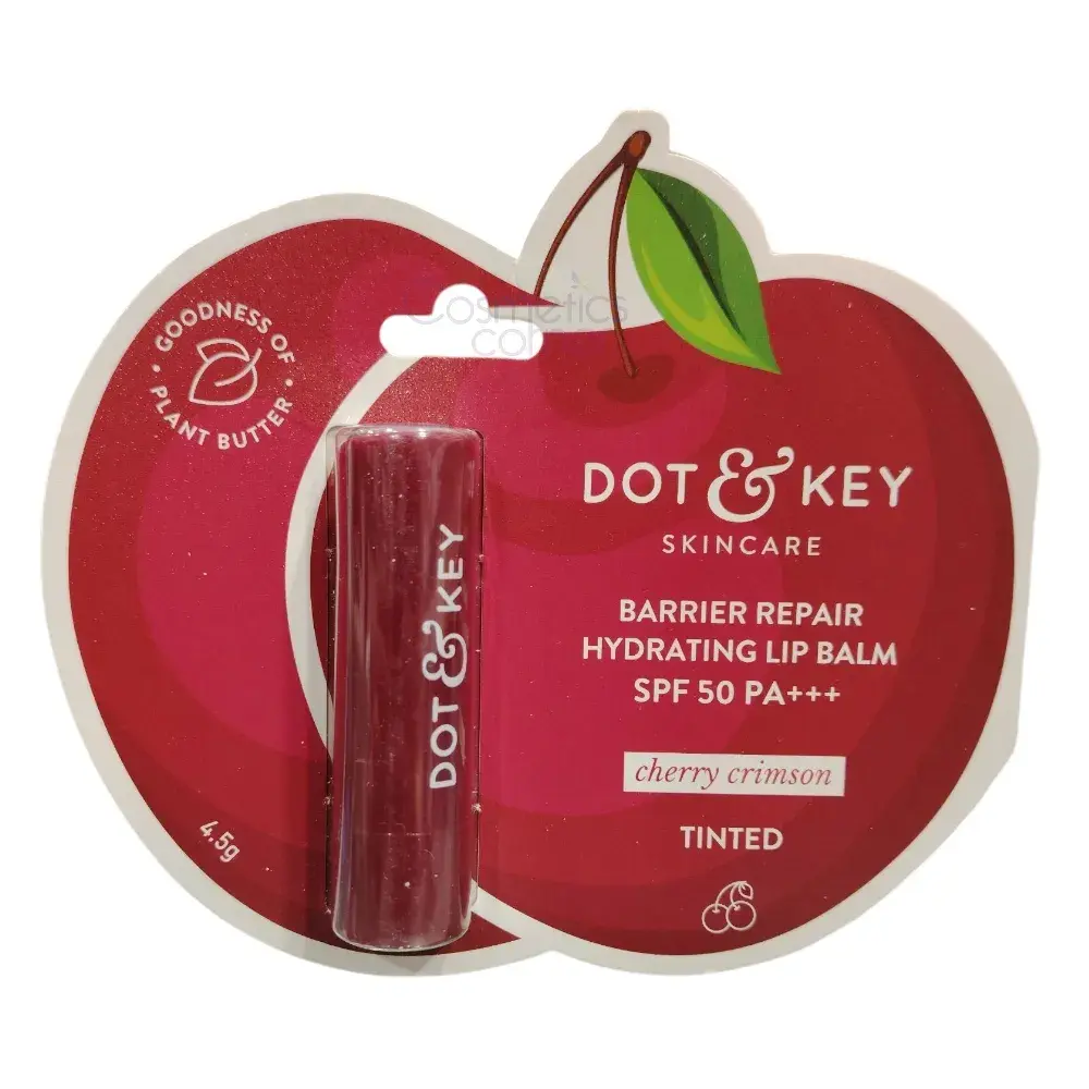 Dot & Key Barrier Repair Hydrating Lip Balm Cherry Crimson 4.5g Dot & Key Barrier Repair Hydrating Lip Balm Cherry Crimson 4.5g