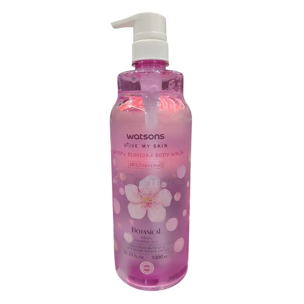 Watsons Botanical Cherry Blossom Body Wash 1000ml Watsons Botanical Cherry Blossom Body Wash 1000ml