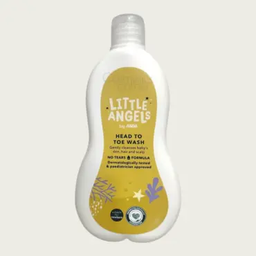 Asda Little Angels Baby Head to Toe Wash 500ml – Gentle All-in-One Cleansing for Baby Skin & Hair