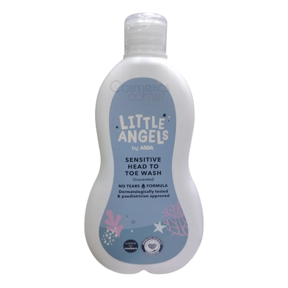 Asda Little Angels Baby Sensitive Head To Toe Wash 500ml Asda Little Angels Baby Sensitive Head To Toe Wash 500ml