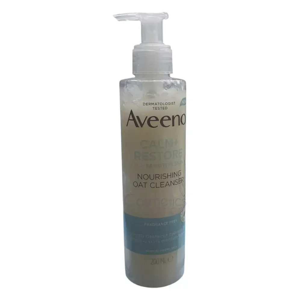Aveeno Calm+ Restore Nourishing Oat Face Cleanser 200ml Aveeno Calm+ Restore Nourishing Oat Face Cleanser 200ml