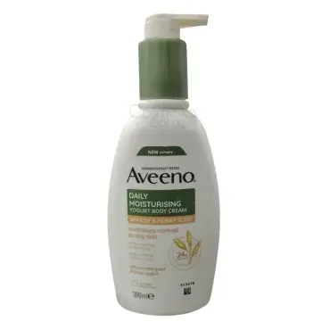 Aveeno Daily Moisturising Yogurt Body Cream Apricot & Honey Scent 300ml