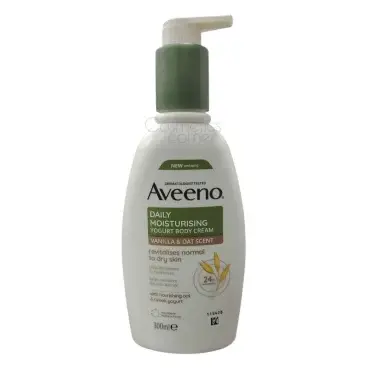 Aveeno Daily Moisturising Yogurt Body Cream with Vanilla & Oat Scent 300ml