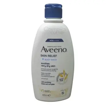 Aveeno Skin Relief Soothes Very Dry Skin Body Wash 300ml