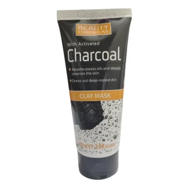 Beauty Formulas Charcoal Clay Mask 100ml