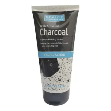 Beauty Formulas Charcoal Facial Scrub 150ml