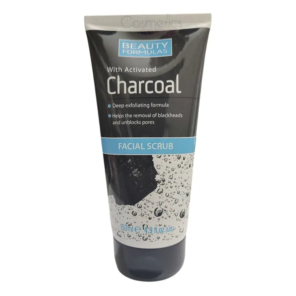 Beauty Formulas Charcoal Facial Scrub 150ml Beauty Formulas Charcoal Facial Scrub 150ml