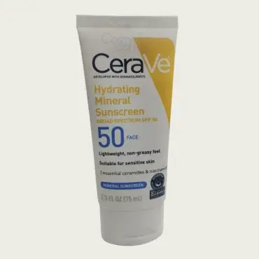 CeraVe Hydrating Mineral Face Sunscreen SPF50 bangladesh