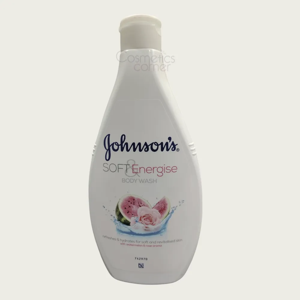 Johnsons Soft Energise Body Wash 400ml Johnsons Soft Energise Body Wash 400ml