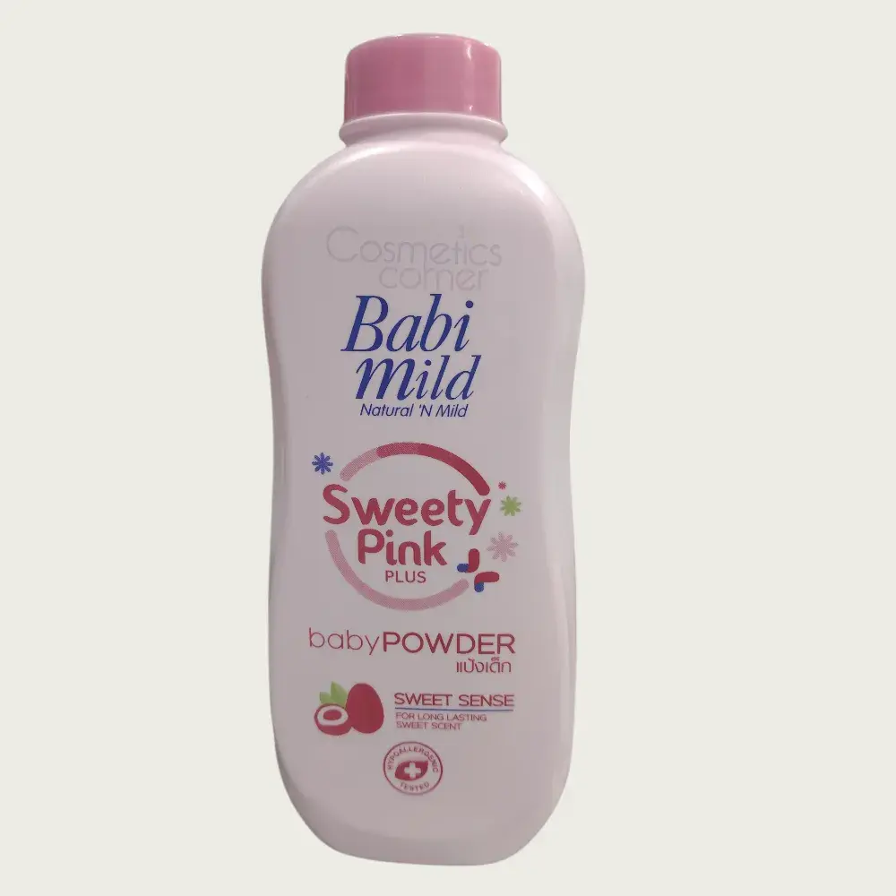 Babi Mild Sweety Pink Plus Baby Powder 380g Babi Mild Sweety Pink Plus Baby Powder 380g