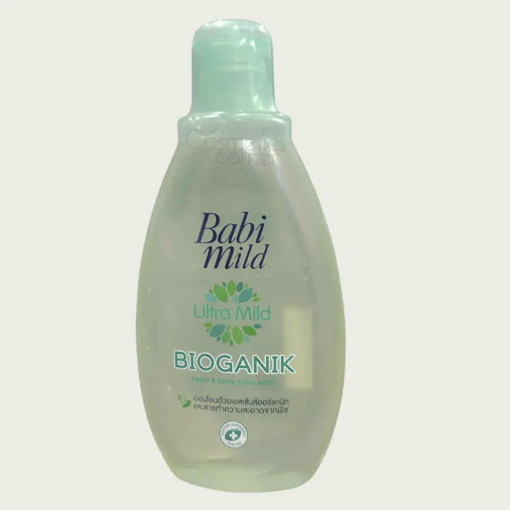 Babi Mild Ultra Mild Bioganik Head & Body Baby Bath 200ml Babi Mild Ultra Mild Bioganik Head & Body Baby Bath 200ml