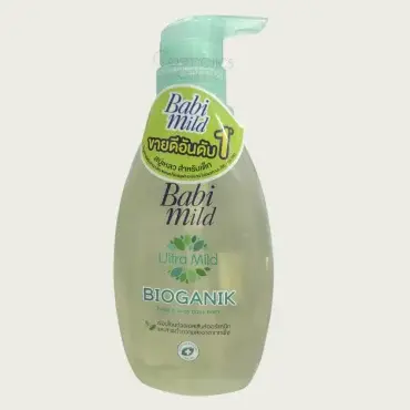 Babi Mild Ultra Mild Bioganik Head & Body Baby Bath 400ml