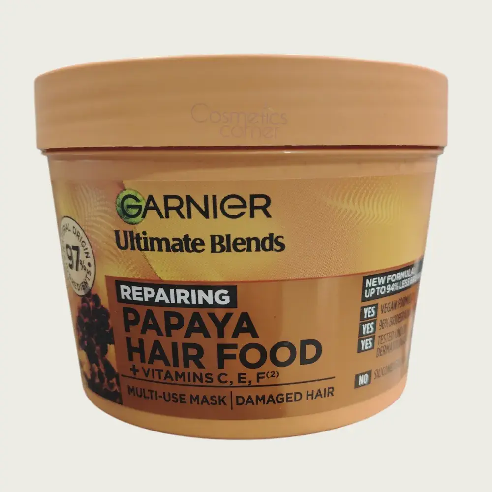 Garnier Repairing Papaya Hair Food + Vitmins C E F Hair Mask 400ml Garnier Repairing Papaya Hair Food + Vitmins C E F Hair Mask 400ml