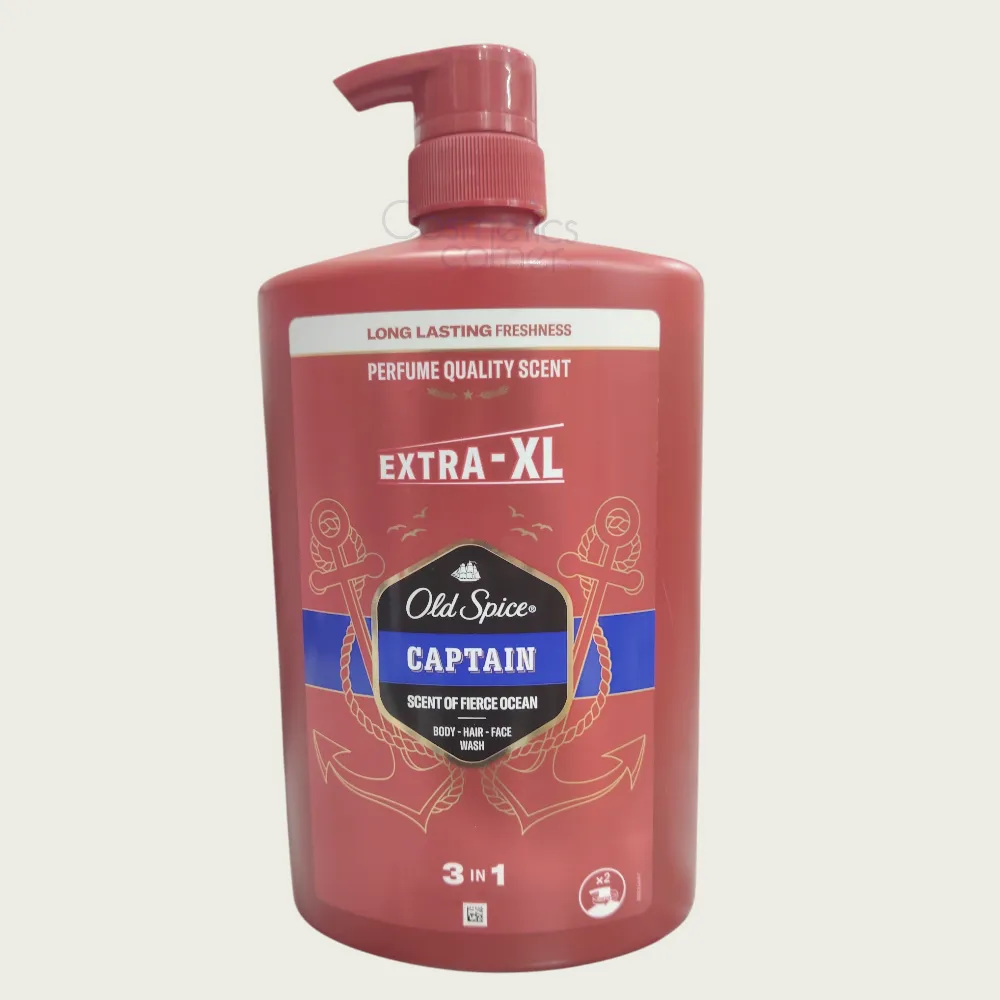 Old Spice Captain 3-in-1 Body-Hair-Face Wash 1000ml Old Spice Captain 3-in-1 Body-Hair-Face Wash 1000ml