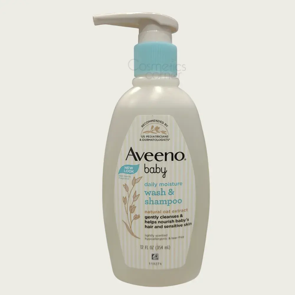 Aveeno Baby Daily Moisture Wash & Shampoo with Natural Oats Extract 354ml Aveeno Baby Daily Moisture Wash & Shampoo with Natural Oats Extract 354ml