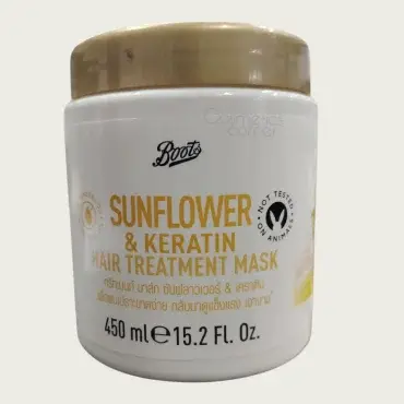 Boots Sunflower & Keratin Hair Treatment Mask 450ml