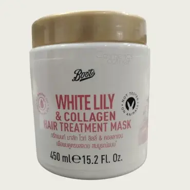 Boots White Lily & Collagen Hair Treatment Mask 450ml