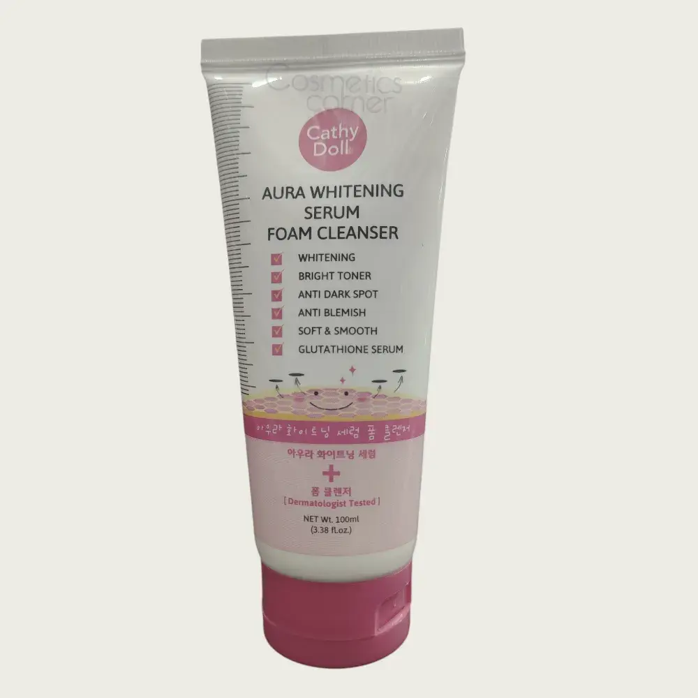 Cathy Doll Aura Whitening Serum Foam Cleanser 100ml Cathy Doll Aura Whitening Serum Foam Cleanser 100ml