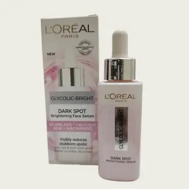 Loreal Glycolic-Bright Dark Spot Brightening Face Serum 30ml