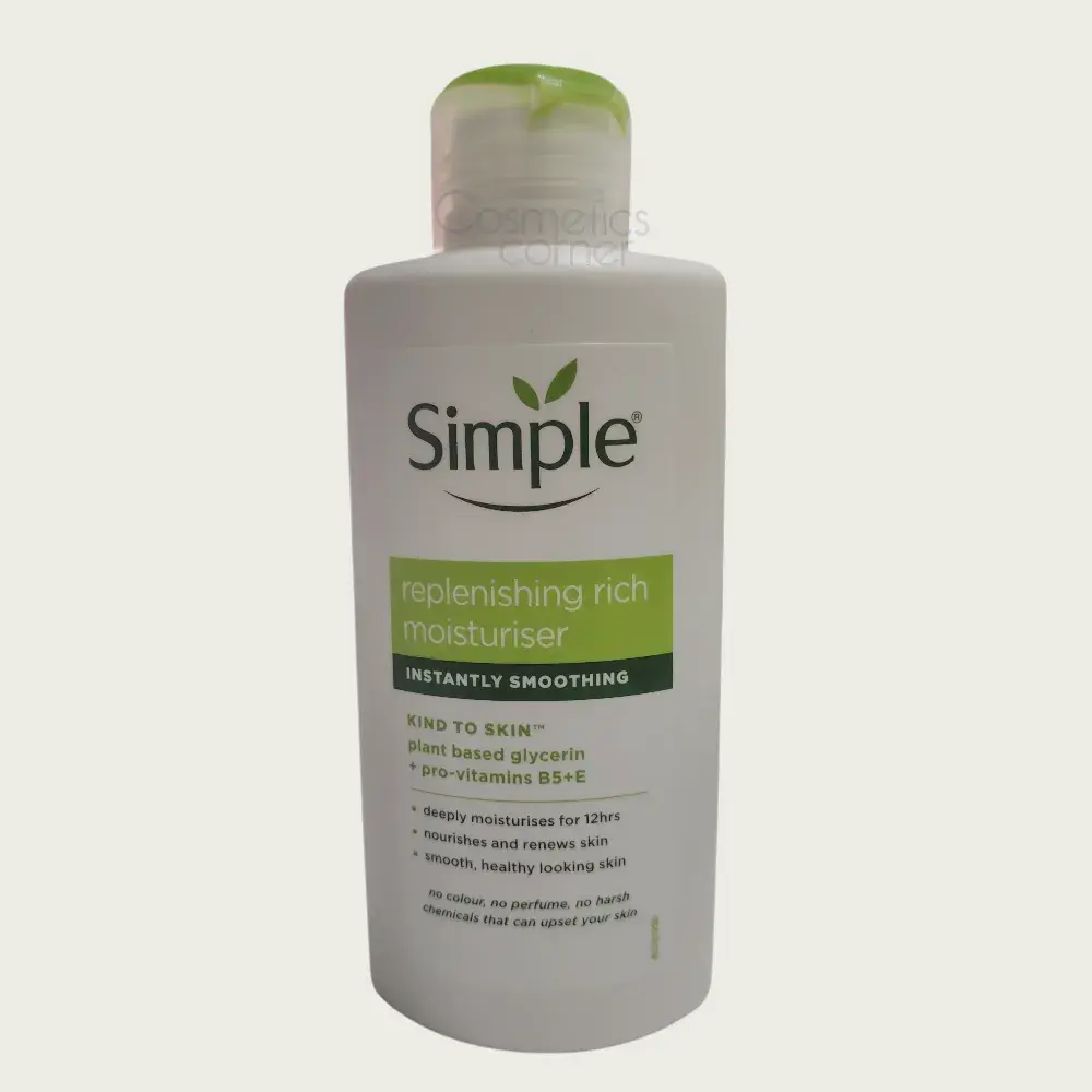 Simple Kind To Skin Replenishing Rich Moisturiser 125ml Simple Kind To Skin Replenishing Rich Moisturiser 125ml