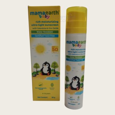 Mamaearth Baby Rich Moisturizing Ultra Light Sunscreen 50g